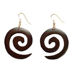 Boucles d'oreilles en bois