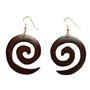 Boucles d'oreilles en bois