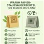 10 Sacs d'aspirateur approprié pour Vorwerk Kobold 130, 131 et SC-Modelle