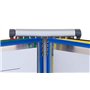 Djois Tarifold Fr 214030 - Support mural métal A4 avec dos magnétique - capacité 10 pochettes, non inclus
