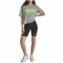 DKNY Women's Varsity Puff Logo Cropped Short Sleeves Tee