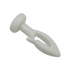 Gardinia Glissière avec Crochet pour modèles de tringles à Rideaux GE et P2U