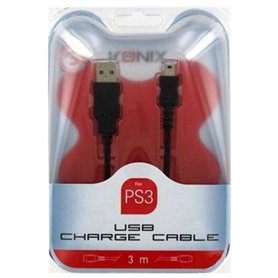 Câble USB de recharge pour manette PS3 - 3m