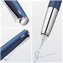 Lamy studio imperialblue - Stylo-plume en métal élégant - plume en acier en largeur du trait EF - avec cartouche d'encre bleue T