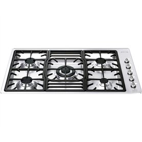 Plaque gaz Smeg PGF95-4 - 5 foyers