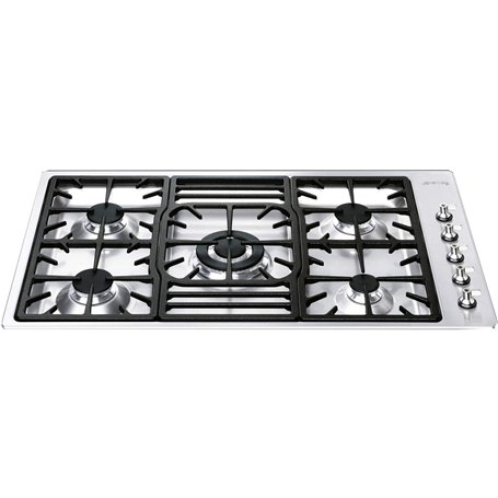 Plaque gaz Smeg PGF95-4 - 5 foyers