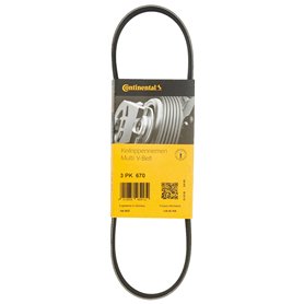Continental Contitech 3PK670 Courroie trapézoïdale à nervures