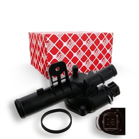 FEBI BILSTEIN 32651 Thermostat d'eau avec boîtier avec capteur de température avec joint d'étanchéite 89°C FEBI BILSTEIN 32651 Thermostat d'eau avec boîtier avec capteur de température avec joint d'étanchéite 89°C