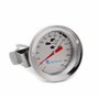 Lantelme 2327 friteuses en acier inoxydable - huile - graisse thermomètre bimétallique 300C et analogiques. Avec porte-pince