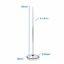 Lantelme 2327 friteuses en acier inoxydable - huile - graisse thermomètre bimétallique 300C et analogiques. Avec porte-pince