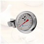 Lantelme 2327 friteuses en acier inoxydable - huile - graisse thermomètre bimétallique 300C et analogiques. Avec porte-pince