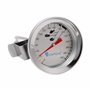 Lantelme 2327 friteuses en acier inoxydable - huile - graisse thermomètre bimétallique 300C et analogiques. Avec porte-pince