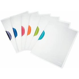 Leitz 41740199 ColorClip Magic Lot de 6 Chemises Couleurs Assorties