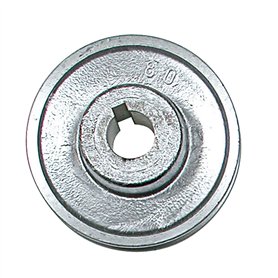RIBITECH - Poulie diam 80 mm pour moteur électrique