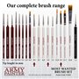 The Army Painter ? | Most Wanted Brush Set | 3 pinceaux : Regiment, Insane Detail et Small Drybrush, en Poils Synthétiques de To