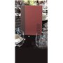 Securit Protège-menu Simili cuir de la Gamme Tendance - A5, 1 Double Insert Inclus (présente 4 Pages A5)