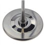 Brannan Thermomètre à lait mousseux avec sonde en acier inoxydable 175 mm et clip Barista Café