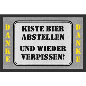 Kiste Bier Abstellen und Wieder Verpissen Fußmatt [Import]
