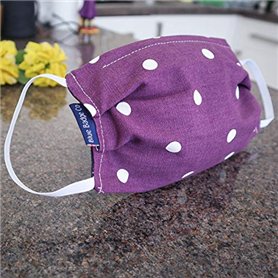 Blue Badge Co Lot de 5 petits masques en coton double couche avec pochette pour filtre supplémentaire Blue Badge Co Lot de 5 petits masques en coton double couche avec pochette pour filtre supplémentaire