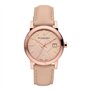 Burberry BU9014 Montre Bracelet en Cuir pour Homme Gris