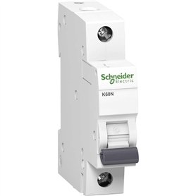 Schneider A9K02125 Disjoncteur K60N 1P 25A Caractéristique C 6kA