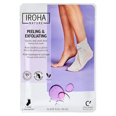 Iroha Nature Care Socks Exfoliating Lavender In-Foot-3