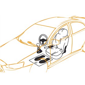 LAMPA 53007 Kit de Protection pour la Voiture
