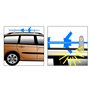 Lampa N40050 entretoises pour kit de Ski Rack