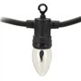 Guirlande lumineuse 10 ampoules E14 - effet flamme de cheminée - pour intérieur et extérieur - 360 cm + câble d'alimentation de 