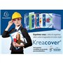 Exacompta - Réf. 5790E - 1 Protège-documents Kreacover Chromaline - 90 pochettes cristal lisse - 180 vues - pour A4 - dim 24 x 3