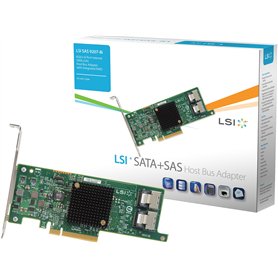 LSI SAS 9207-8i Carte SATA+SAS 6 Go/s à 8 Ports internes avec Interface hôte PCI-E (Import Royaume Uni)