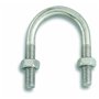 Chapuis VFT5 Lot de 2 Brides fixation tube acier zingue M 8 mm Largeur intérieur 34 mm