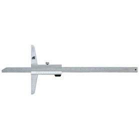 Metrica 10151 Jauge de profondeur chromé 200 mm