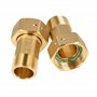 Tecuro Lot de 2 raccords à vis pour compteur d’eau 1" écrou de raccordement x 3/4" filetage extérieur