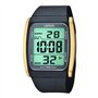 Lorus R2302HX-9 R2302HX9 Montre Unisexe Bracelet en Caoutchouc Noir