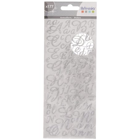 Artemio Sticker Alphabet Scrapbooking X 177