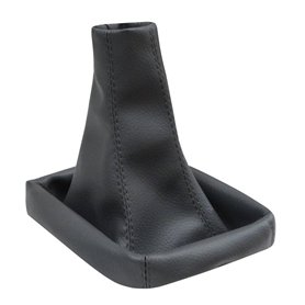 AERZETIX: Soufflet de levier de vitesse en simili cuir gris foncé