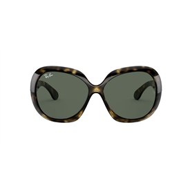 Ray-Ban Lunettes de Soleil JACKIE OHH II RB 4098 Transparent Tortoise/Grey Green 60/14/135 femme