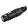 XLR femelle 5 pièces (pour câblage