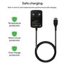 OcioDual Chargeur Secteur Mural Noir Compatible avec DS Game Boy Advance SP NDS Bloc Alimentation Adaptateur de Charge