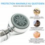 pommeau de douche anti légionellose | Filtre fiable les légionelles dangereuses | Installation facile | Discret