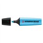 STABILO Lot de 3 surligneurs "BOSS ORIGINAL" - bleu