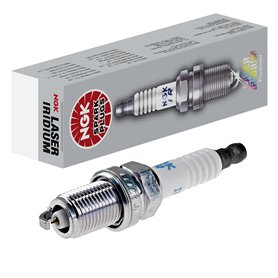 NGK Bougie d'allumage 91039 Électrode centrale à l'iridium 1-électrode de masse Antiparasitage 5kOhm avec siège à garniture plat