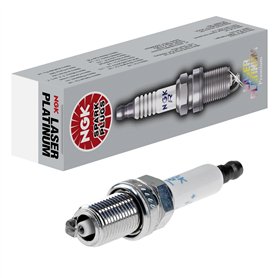 NGK Bougie d'allumage 94460 Électrode centrale en platine 1-électrode de masse Antiparasitage 1kOhm avec siège à garniture plate