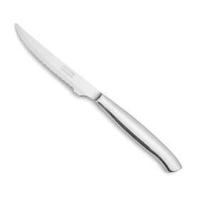 Arcos Couteau de Table - Lame Dentelée Acier Inoxydable 11 cm - Idéal pour Viandes - Monobloc Acier Inoxydable - Série Couteaux