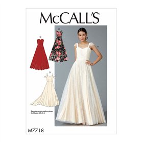 McCall's Patterns M7718E50 Patron de Couture Robes pour Femme