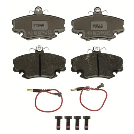 TRW GDB400 Kit De Plaquettes De Frein Frein à Disque COTEC pour Renault Clio MIO II (BB_