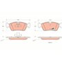 TRW GDB1348 Kit De Plaquettes De Frein Frein à Disque COTEC pour BMW 3 (E46) 1997-2005 Essieu Avant et autres véhicules