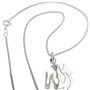 unbesp rangée Pendentif chaîne Pendentif pour Collier et chaîne en kit Religion Unisexe Allah Icône Argent 925 Longueur 45 cm