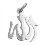 unbesp rangée Pendentif chaîne Pendentif pour Collier et chaîne en kit Religion Unisexe Allah Icône Argent 925 Longueur 45 cm